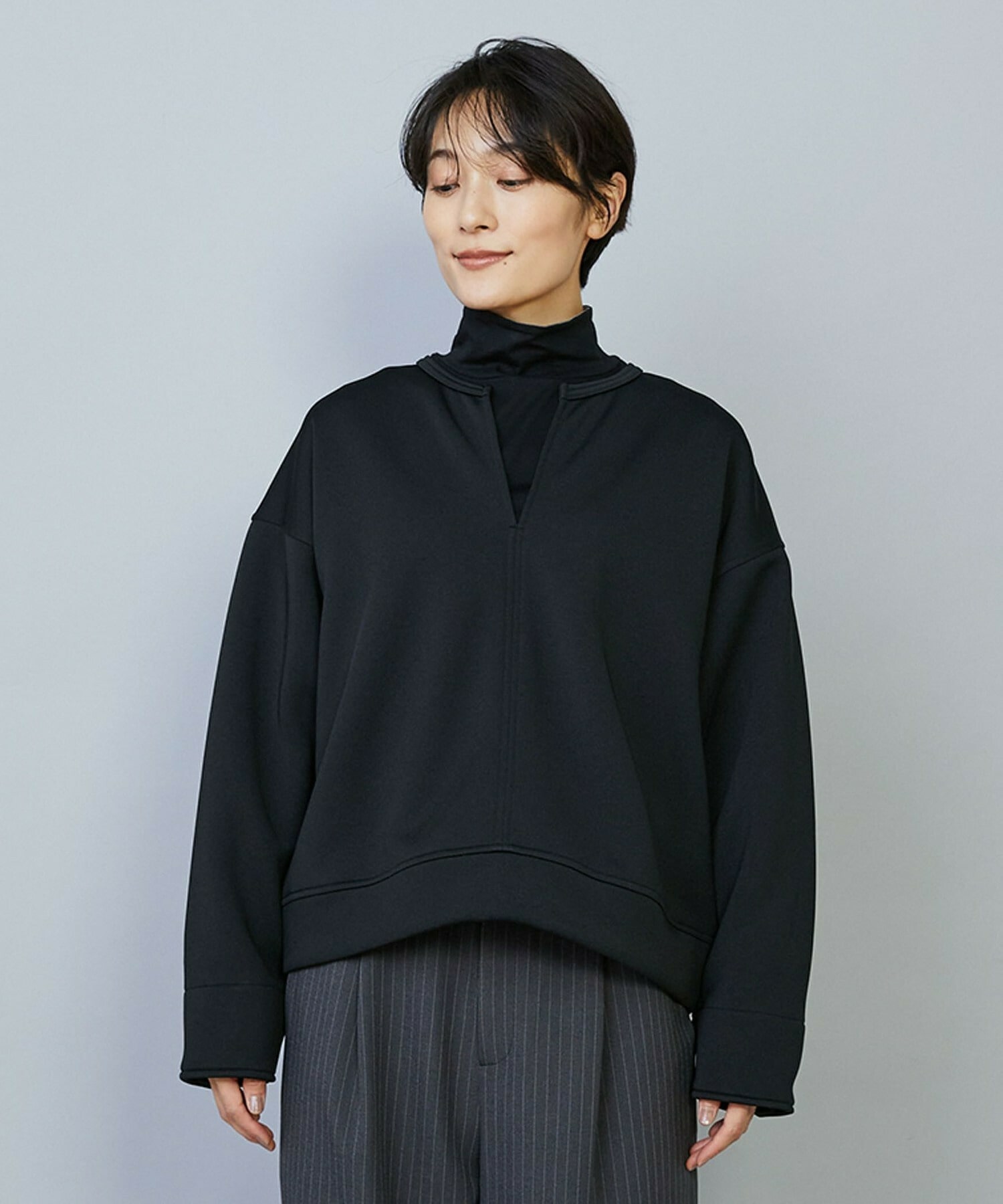 【feerique】feerique スキューバダンボールプルオーバー 詳細画像 モカ 16