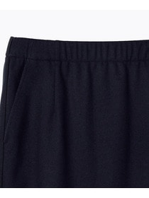 【feerique】feerique ウールライクニットツイルパイピングスカート 詳細画像 チャコールグレー 26