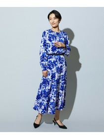 【wb】wb アブストラクトライクプリントブラウス 詳細画像 ベージュ 3