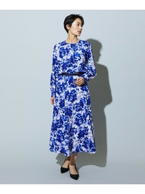 【wb】wb アブストラクトライクプリントブラウス 詳細画像 ベージュ 6