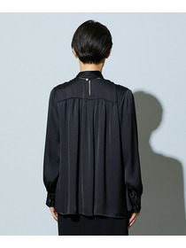 【wb】wb バックサテンジョーゼットVネックブラウス 詳細画像 オフホワイト 20