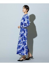 【wb】wb アブストラクトライクプリントフレアースカート 詳細画像 ベージュ 11