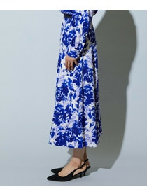 【wb】wb アブストラクトライクプリントフレアースカート 詳細画像 ベージュ 17