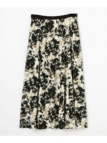 【wb】wb アブストラクトライクプリントフレアースカート 詳細画像 ベージュ 20