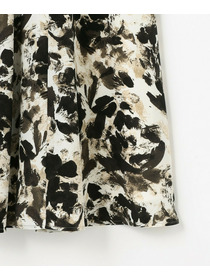 【wb】wb アブストラクトライクプリントフレアースカート 詳細画像 ベージュ 22