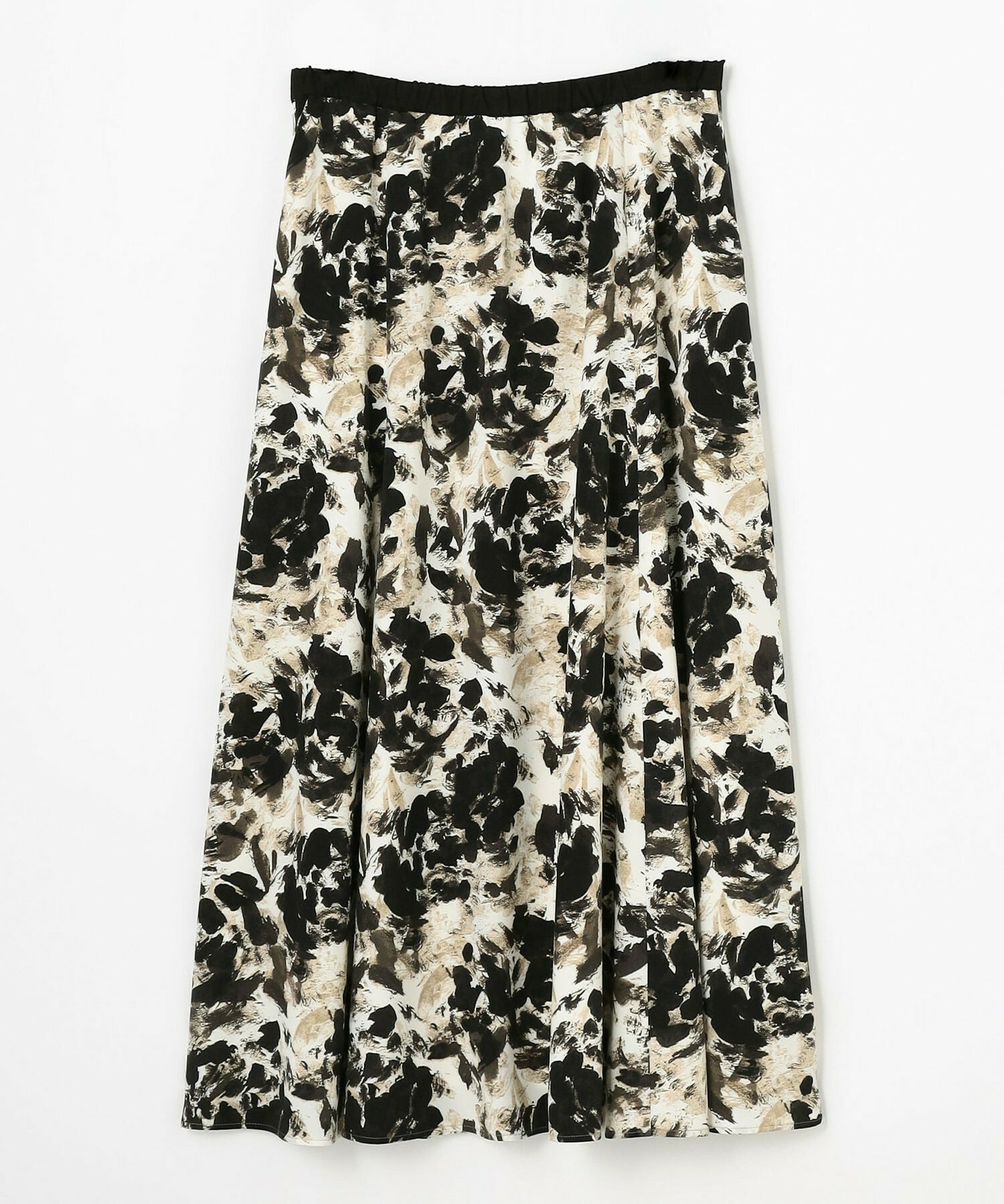 【wb】wb アブストラクトライクプリントフレアースカート 詳細画像 ベージュ 20