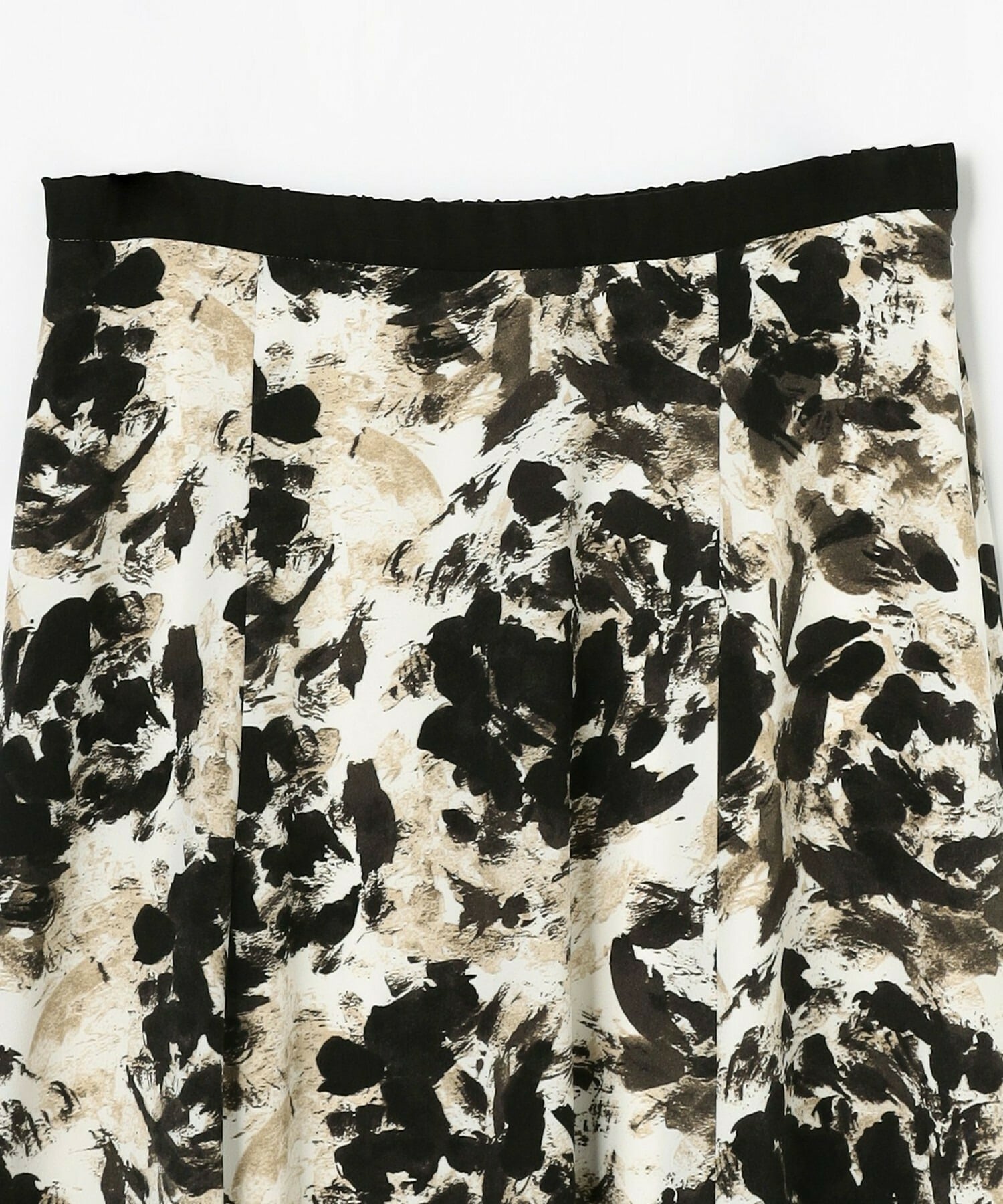 【wb】wb アブストラクトライクプリントフレアースカート 詳細画像 ベージュ 21