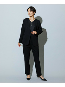 【wb】wb ハイゲージポンチノーカラージャケット 詳細画像 チャコールグレー 2