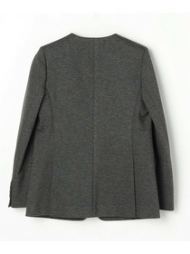 【wb】wb ハイゲージポンチノーカラージャケット 詳細画像 チャコールグレー 22