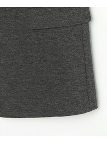 【wb】wb ハイゲージポンチノーカラージャケット 詳細画像 チャコールグレー 25