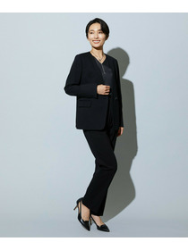 【wb】wb ハイゲージポンチノーカラージャケット 詳細画像 チャコールグレー 4