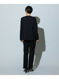 【wb】wb ハイゲージポンチノーカラージャケット 詳細画像 チャコールグレー 8