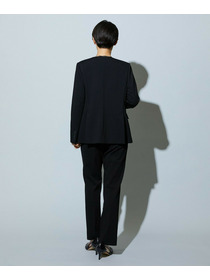 【wb】wb ハイゲージポンチノーカラージャケット 詳細画像 チャコールグレー 9