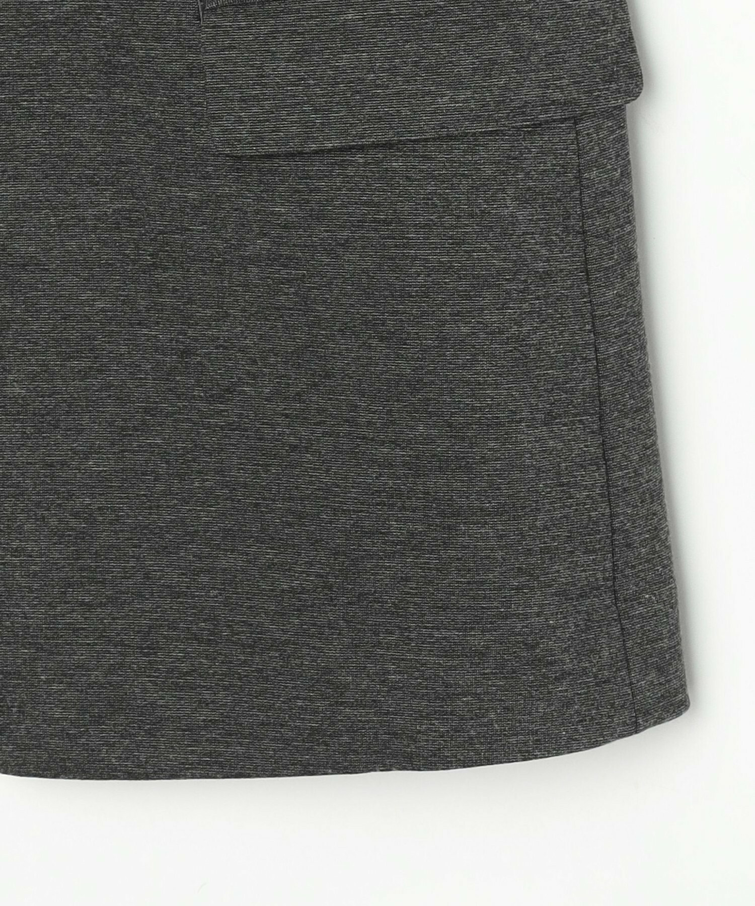 【wb】wb ハイゲージポンチノーカラージャケット 詳細画像 チャコールグレー 25