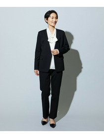 【wb】wb ハイゲージポンチタイトストレートパンツ 詳細画像 チャコールグレー 18