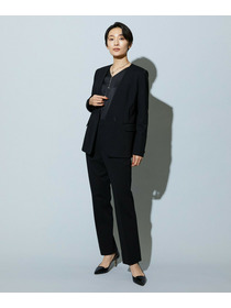 【wb】wb ハイゲージポンチタイトストレートパンツ 詳細画像 チャコールグレー 2