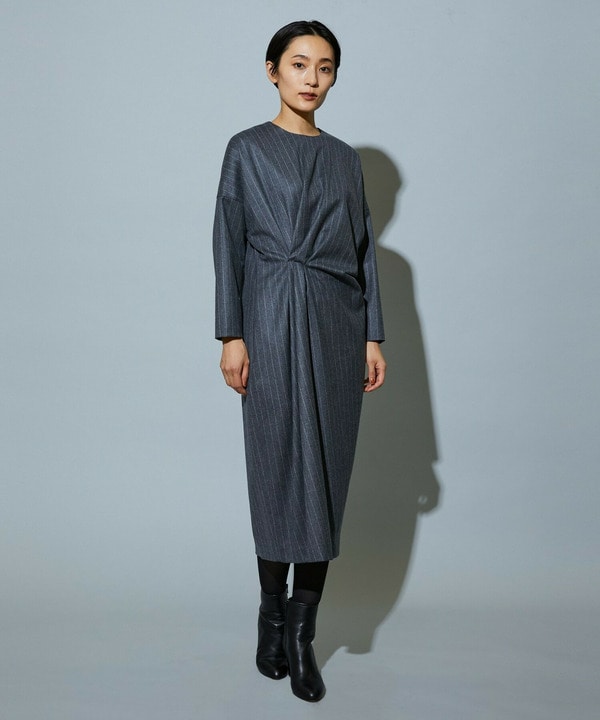 MOGA ワンピース KNIT×タフタドッキングワンピース】｜【MOGA(モガ