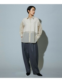 【MOGA】スタイリスト戸野塚かおるコラボ ファンクショナルブロードシャツ 詳細画像 ブラック 1