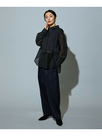 【MOGA】スタイリスト戸野塚かおるコラボ ファンクショナルブロードシャツ 詳細画像 ブラック 10