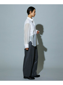 【MOGA】スタイリスト戸野塚かおるコラボ ファンクショナルブロードシャツ 詳細画像 ブラック 18