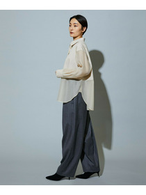 【MOGA】スタイリスト戸野塚かおるコラボ ファンクショナルブロードシャツ 詳細画像 ブラック 4