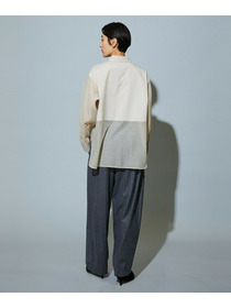 【MOGA】スタイリスト戸野塚かおるコラボ ファンクショナルブロードシャツ 詳細画像 ブラック 5