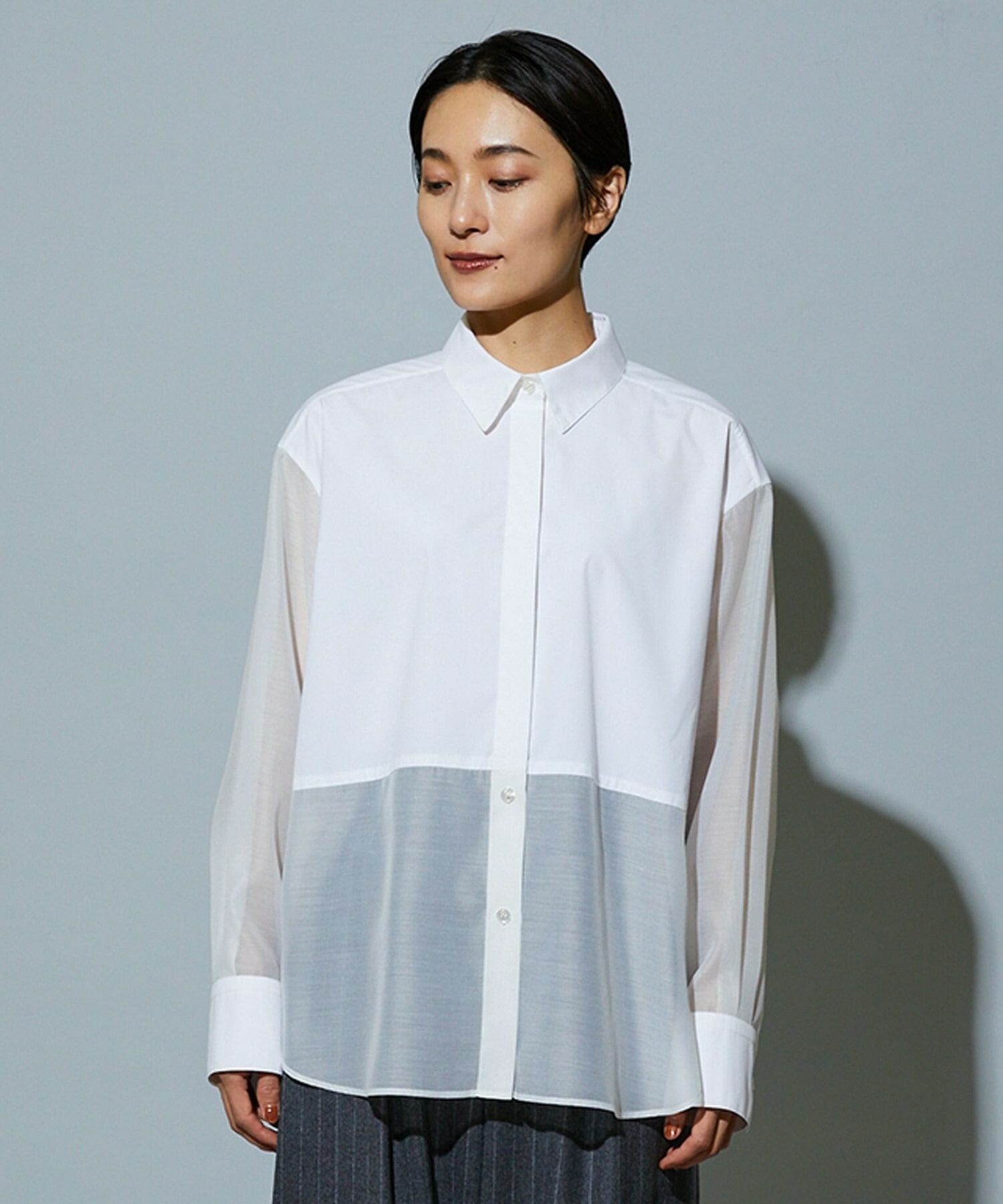 【MOGA】スタイリスト戸野塚かおるコラボ ファンクショナルブロードシャツ 詳細画像 ブラック 19