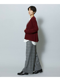 【MOGA】WORLD Vネックカーディガン 詳細画像 チャコールグレー 10