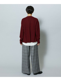 【MOGA】WORLD Vネックカーディガン 詳細画像 チャコールグレー 12