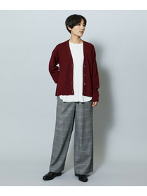 【MOGA】WORLD Vネックカーディガン 詳細画像 チャコールグレー 14