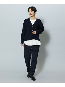 【MOGA】WORLD Vネックカーディガン 詳細画像 チャコールグレー 16