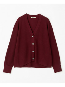 【MOGA】WORLD Vネックカーディガン 詳細画像 チャコールグレー 23