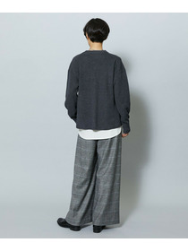 【MOGA】WORLD Vネックカーディガン 詳細画像 チャコールグレー 4