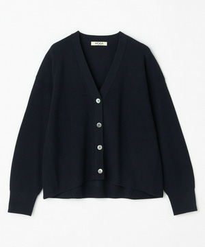 【MOGA】WORLD Vネックカーディガン 詳細画像 ネイビー 2