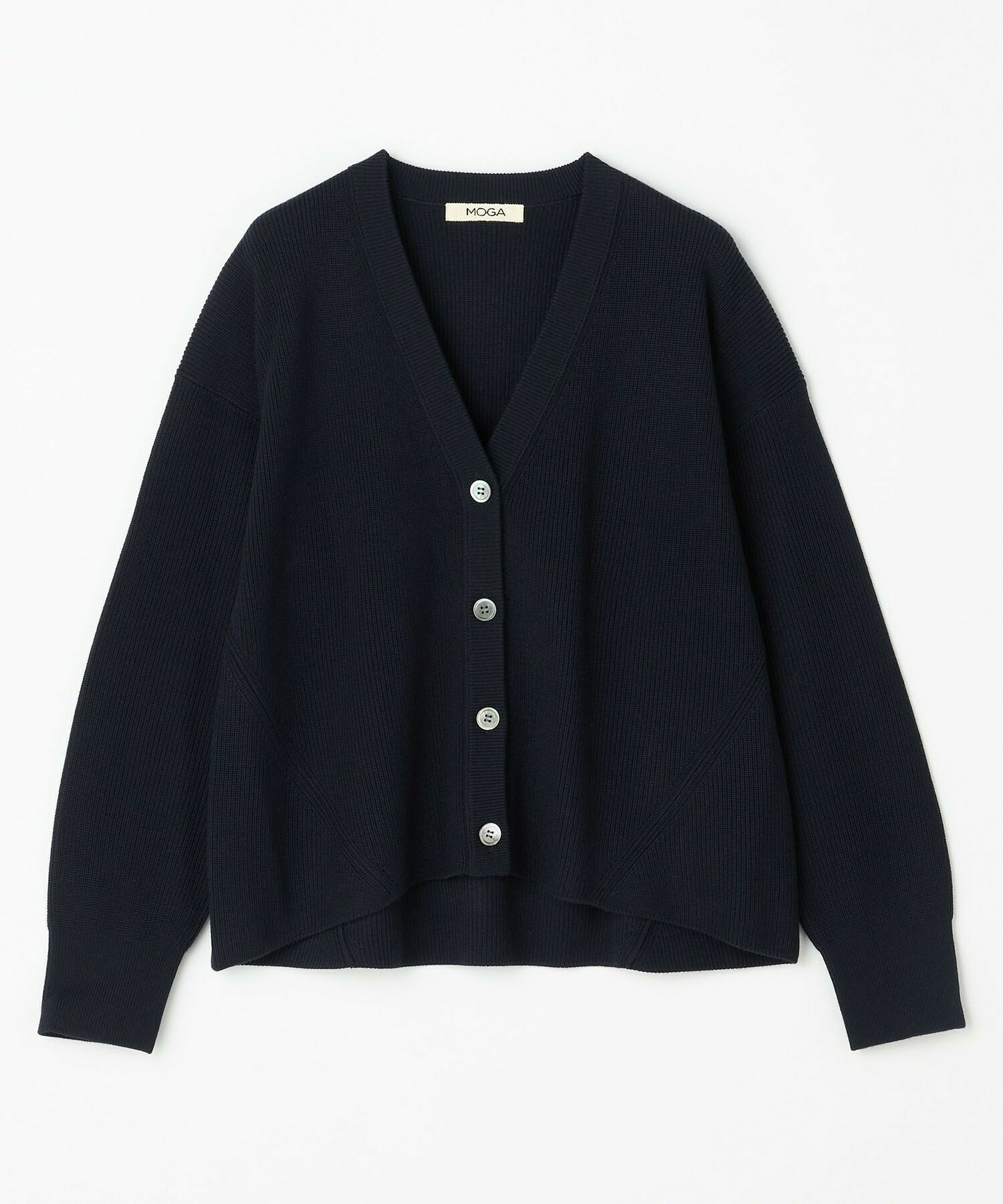 黒のVネックカーディガン 美品 23区 ストレッチVネック カーディガン 黒ブラック 38