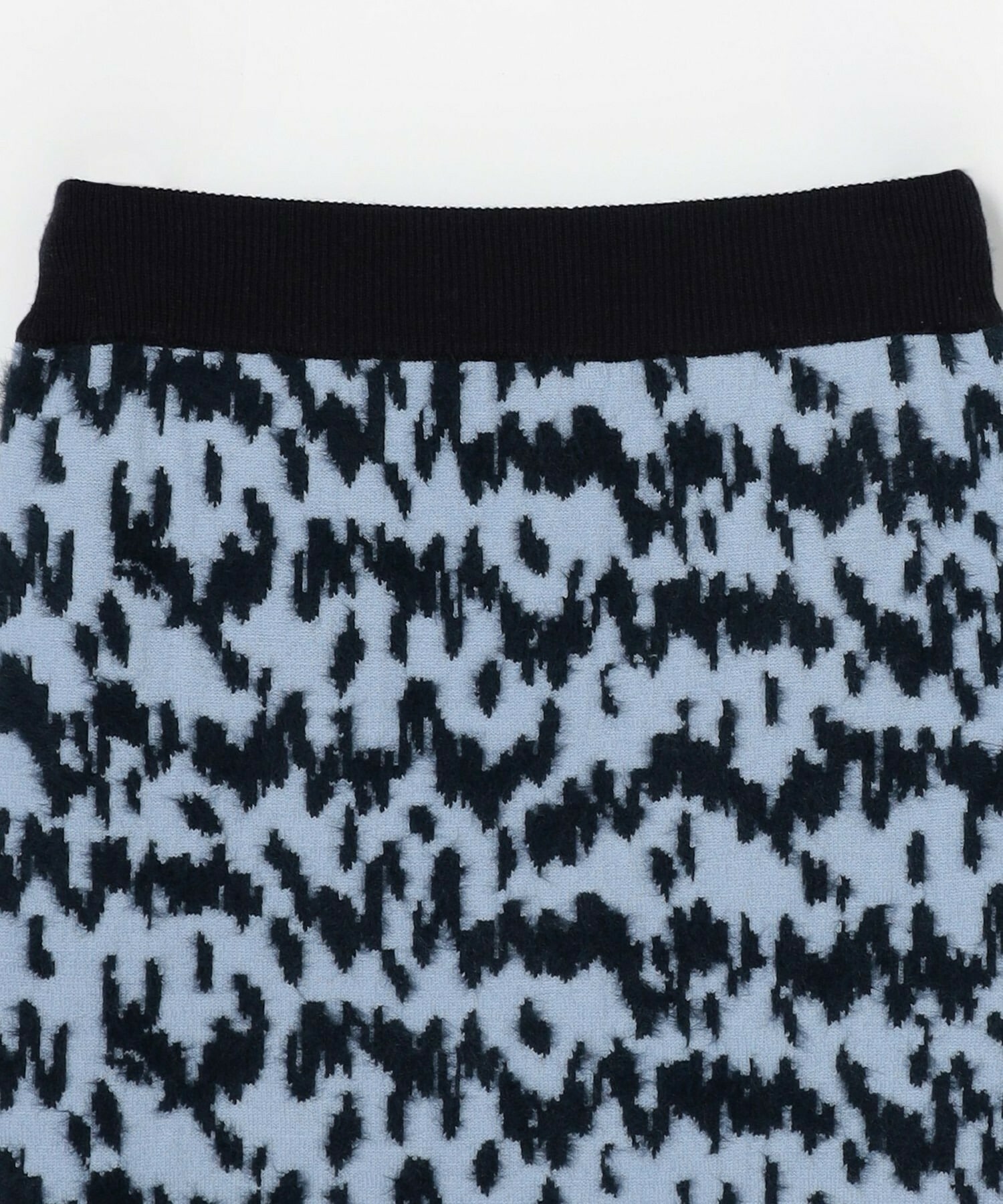 【MOGA】フェザーレオパードニットタイトスカート 詳細画像 サックスブルー 25