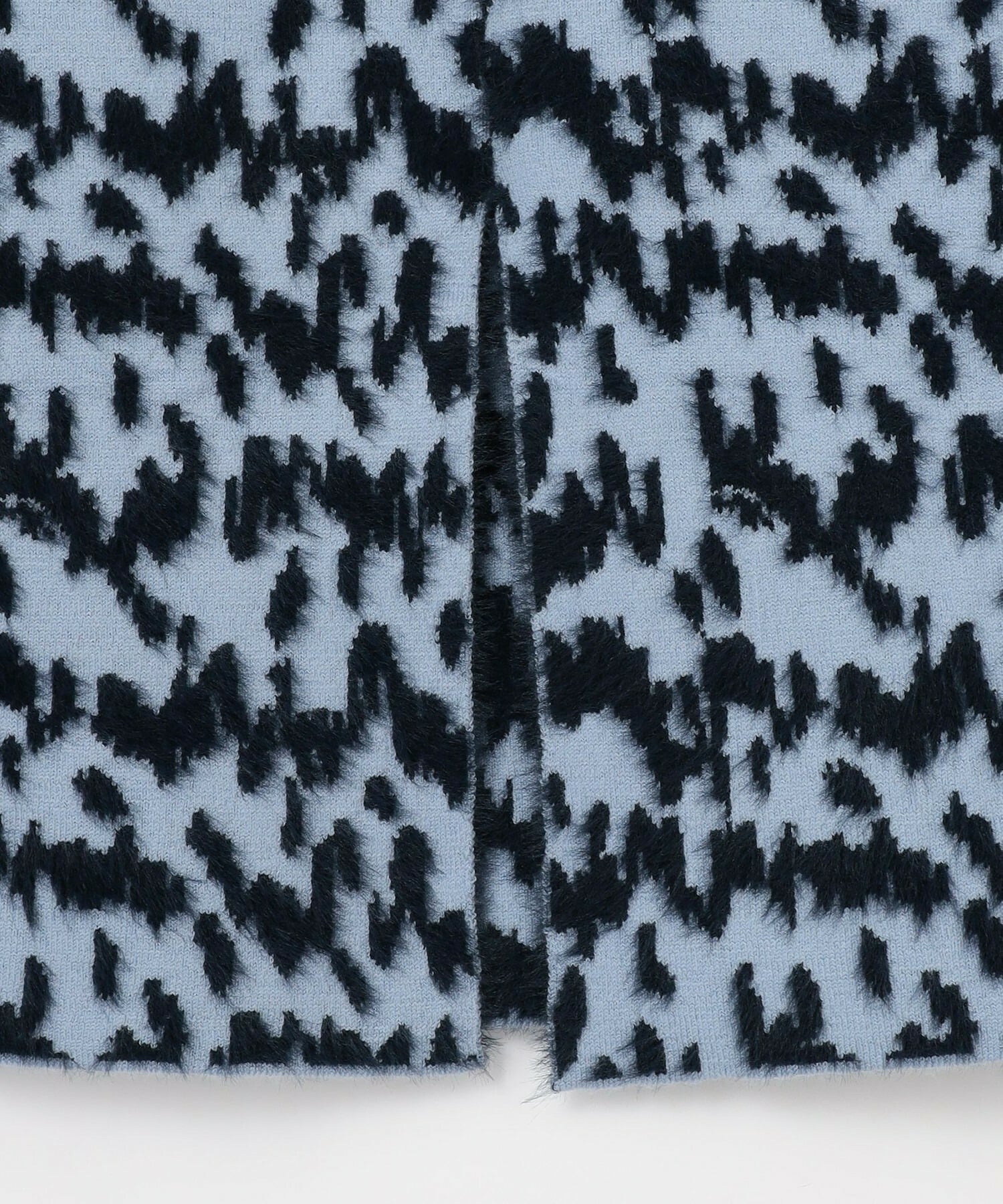 【MOGA】フェザーレオパードニットタイトスカート 詳細画像 サックスブルー 27