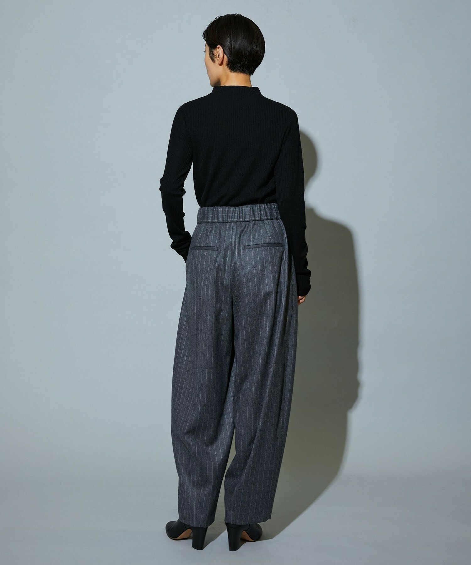 【MOGA】BEAUTIFULリブライクニット 詳細画像 ブラック 11