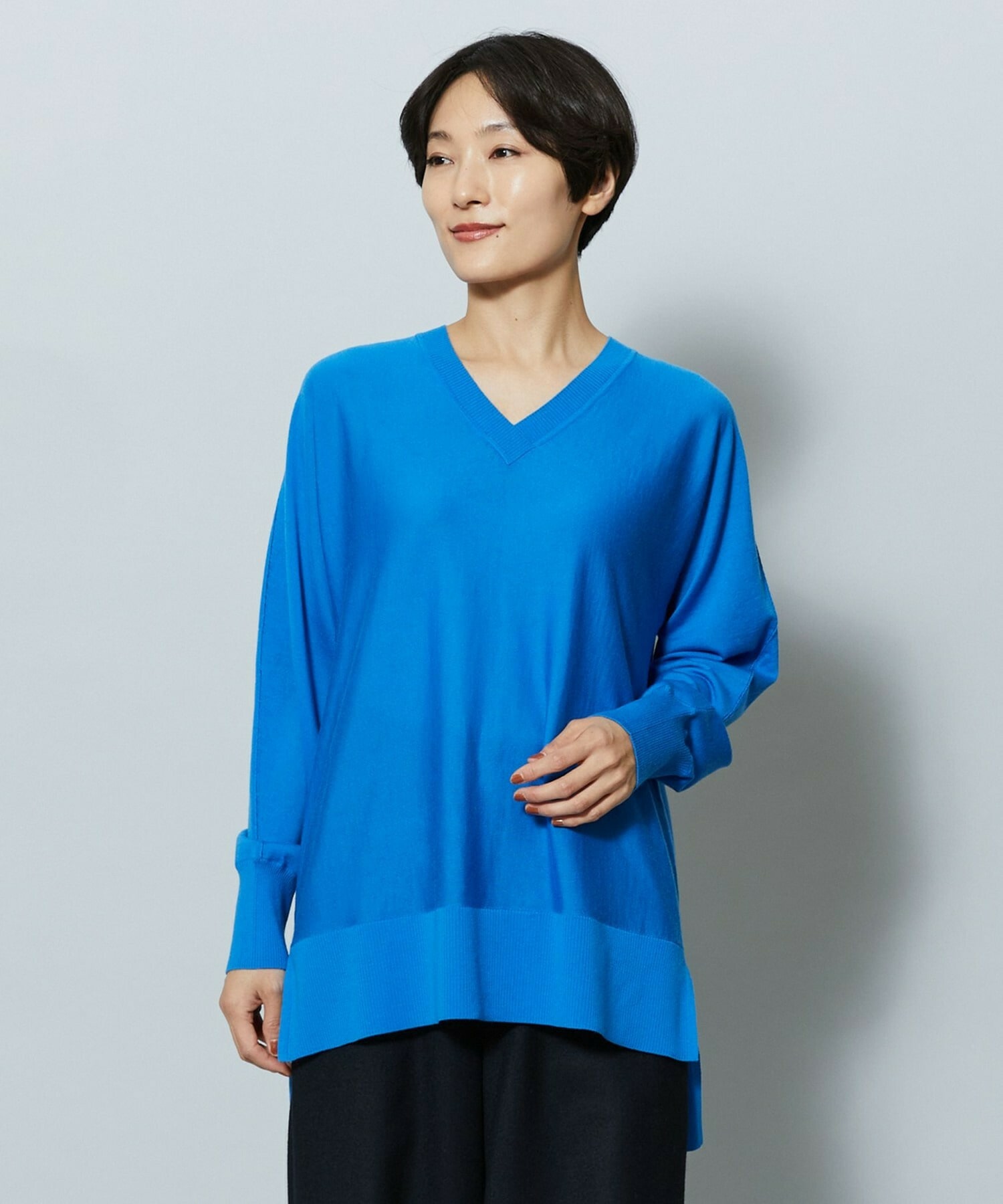 EMPIREドルマンスリーブVネックニット｜BIGI online store