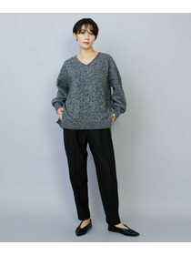 【MOGA】クーマラムカシミヤＶネックニット 詳細画像 グレー系その他 2
