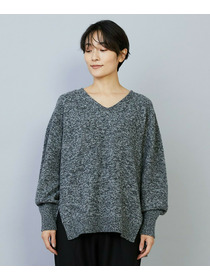 【MOGA】クーマラムカシミヤＶネックニット 詳細画像 グレー系その他 20