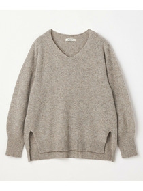 【MOGA】クーマラムカシミヤＶネックニット 詳細画像 グレー系その他 23