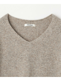 【MOGA】クーマラムカシミヤＶネックニット 詳細画像 グレー系その他 25