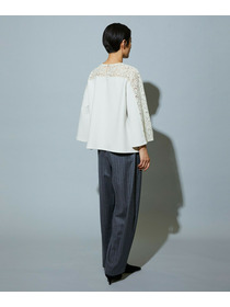 【MOGA】スタイリスト戸野塚かおるコラボ ソフトダンボールレースコンビトップス 詳細画像 ブラック 8