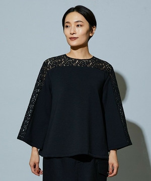 スタイリスト戸野塚かおるコラボ ソフトダンボールレースコンビトップス