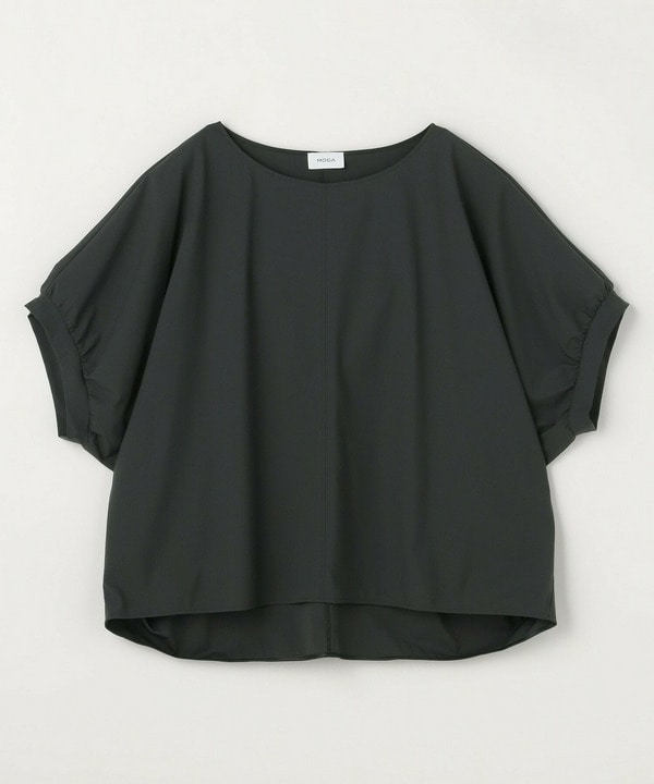 【Lサイズ】クールトリコットショートトップス 詳細画像 ダークグレー 1