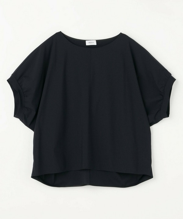 【Lサイズ】クールトリコットショートトップス 詳細画像 ネイビー 1