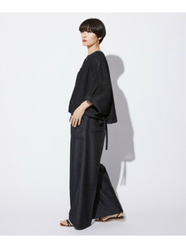 【MOGA Collection】【Lサイズ】MOGA Collection　シアージャガード2WAYブラウス 詳細画像 ブラック 14