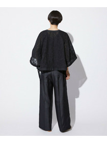 【MOGA Collection】【Lサイズ】MOGA Collection　シアージャガード2WAYブラウス 詳細画像 ブラック 15