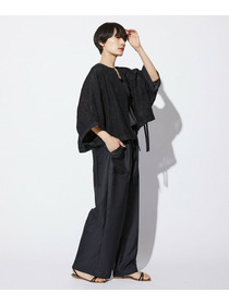 【MOGA Collection】【Lサイズ】MOGA Collection　シアージャガード2WAYブラウス 詳細画像 ブラック 17